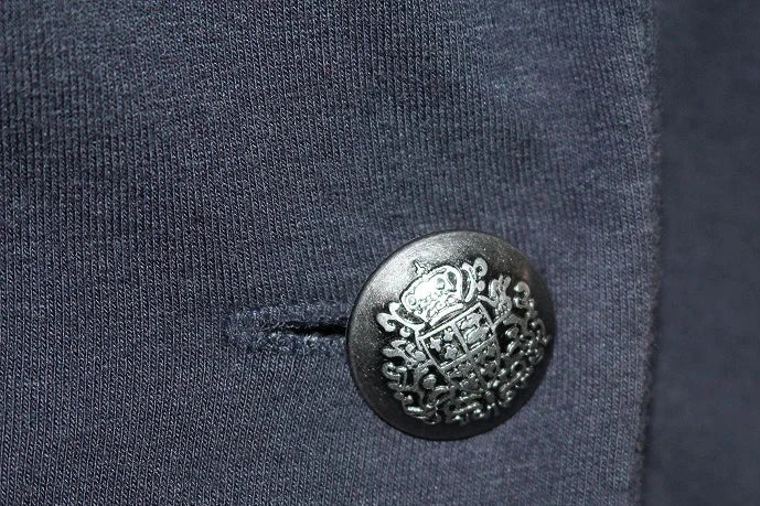 Metal shank buttons 20 mm - antique dark