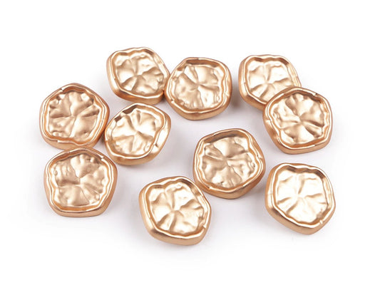 alt
Metal buttons on a shank 24 mm - gold with relief