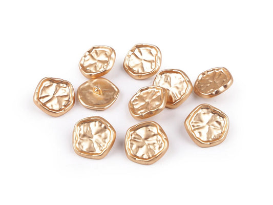alt
Metal shank buttons 24 mm - gold with relief