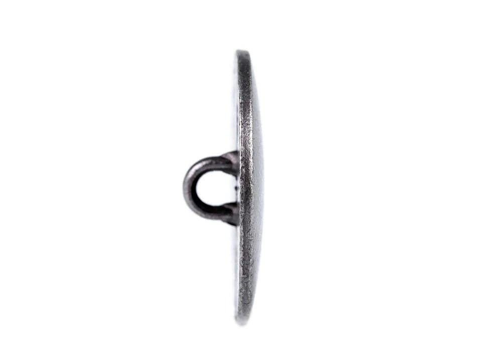 metalowe guziki na nóżce 25 mm - metalowe
