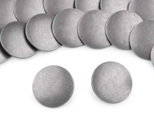 Metal shank buttons 25 mm - metal