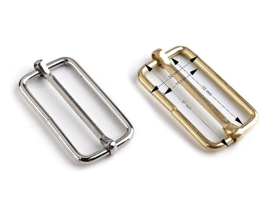 Metal adjuster 30 mm - antique (10 pcs)