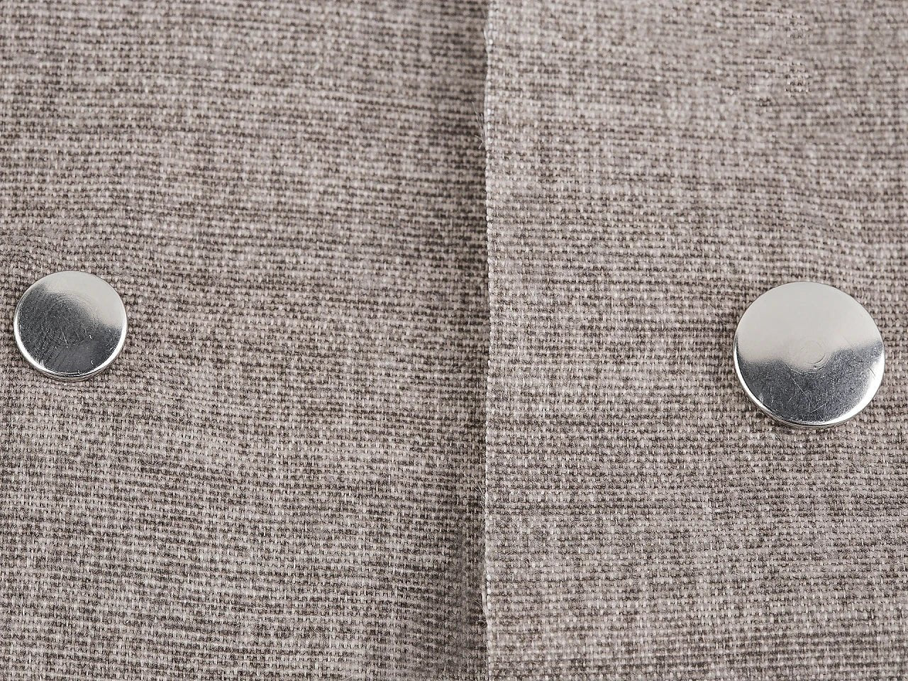 Image of metal snap buttons Ø15 mm for thicker fabrics|50 pcs – available at Šarlotes audumi