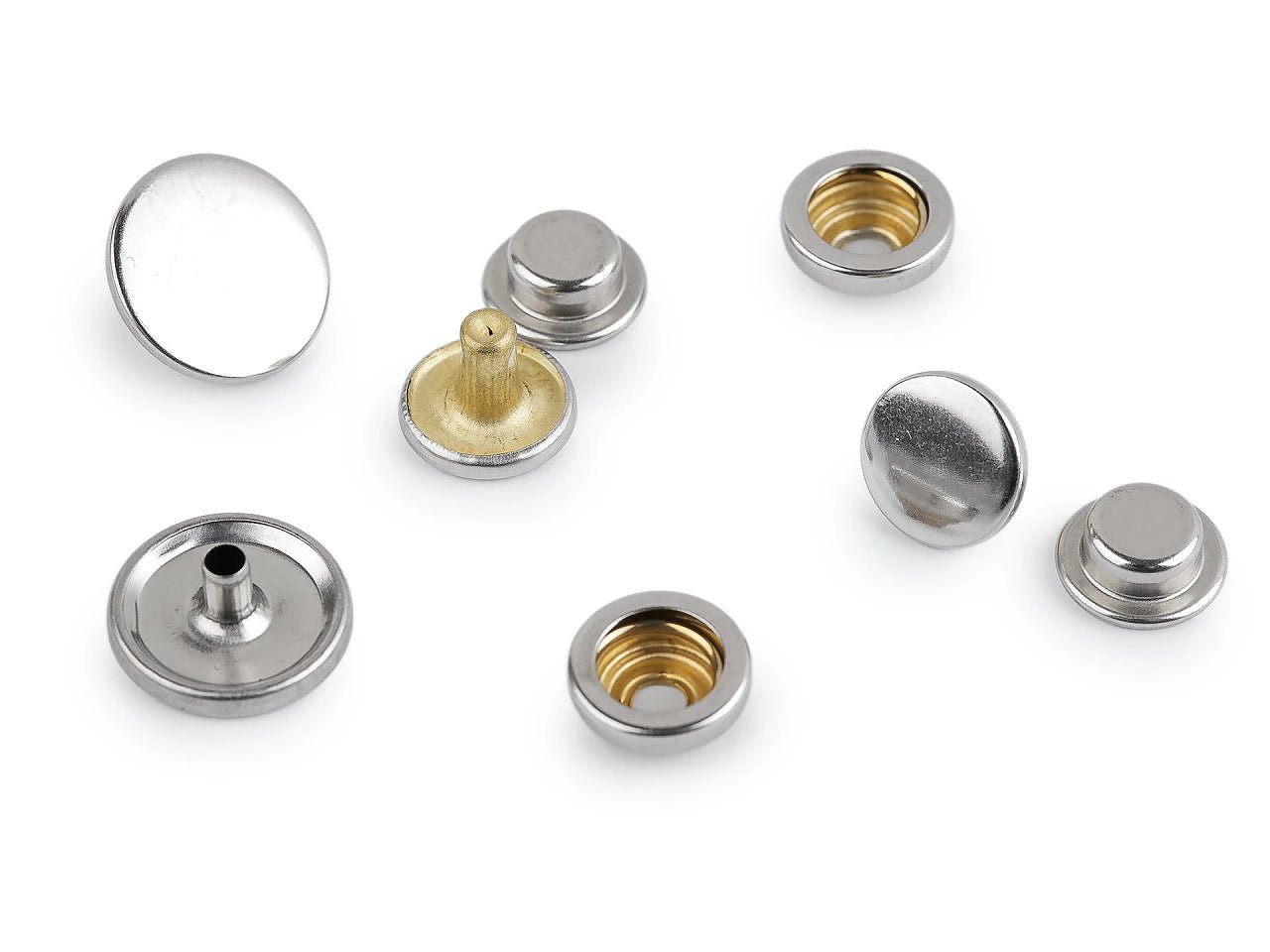 alt
Image with metal snap fasteners Ø15 mm for thicker fabrics | 50 pcs – available at Šarlotes audumi