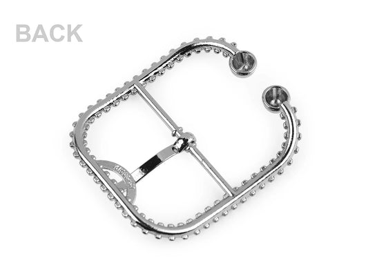 alt
Image with a metal buckle 40 mm – available at Šarlotes audumi