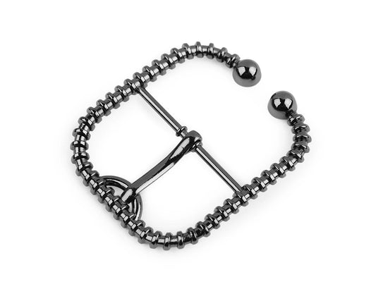 Image of metal buckle 40 mm – available at Charlotte's Fabrics