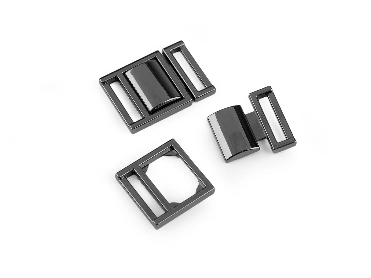 Attēls ar Metāla sprādze somām un jostām 16 mm – pieejams Šarlotes audumi