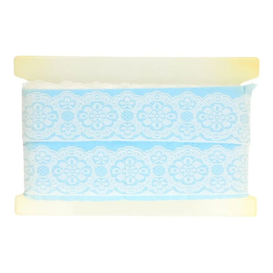 Image of lace - 5 cm white – available at Šarlotes audumi
