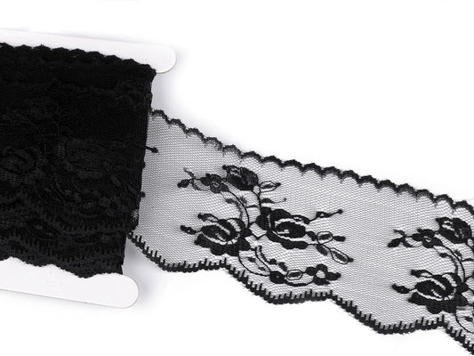 Lace - 6.5 cm black