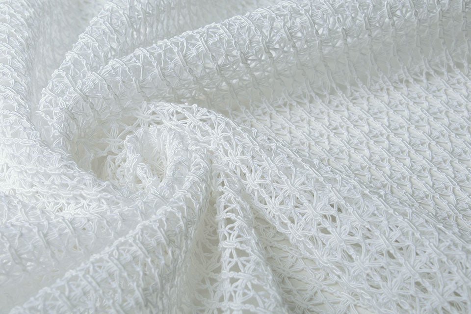 Lace fabric - white 345 g/m²