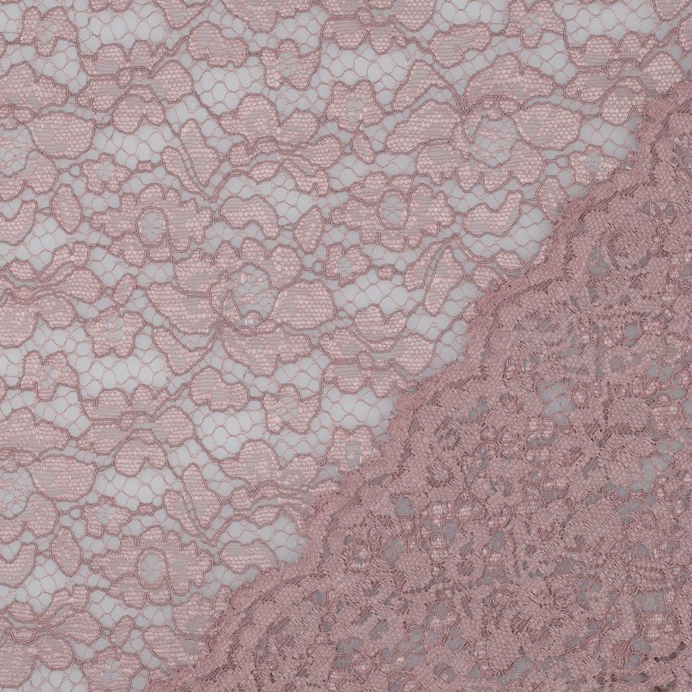 Image of lace fabric - smoky lilac 130 g/m² – available at Šarlotes audumi