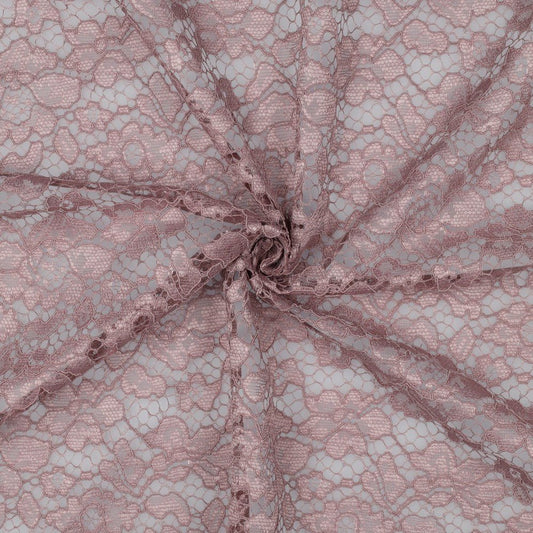 Image of lace fabric - smoky lilac 130 g/m² – available at Šarlotes audumi