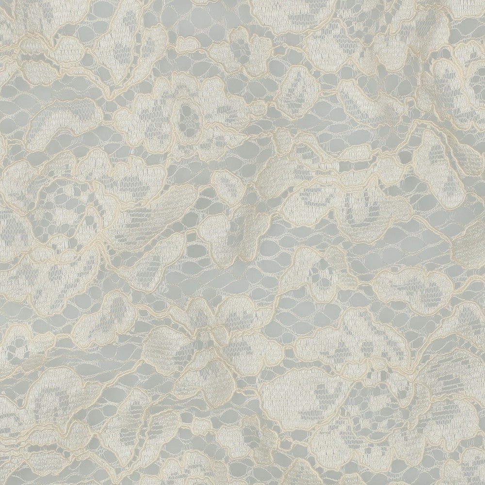 Attēls ar Mežģīņu audums - piena balts 130 g/m² – pieejams Šarlotes audumi