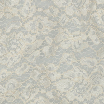 Attēls ar Mežģīņu audums - piena balts 130 g/m² – pieejams Šarlotes audumi