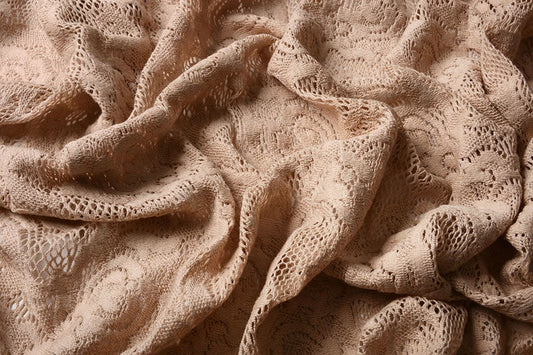 lace fabric - powder pink 220 g/m²