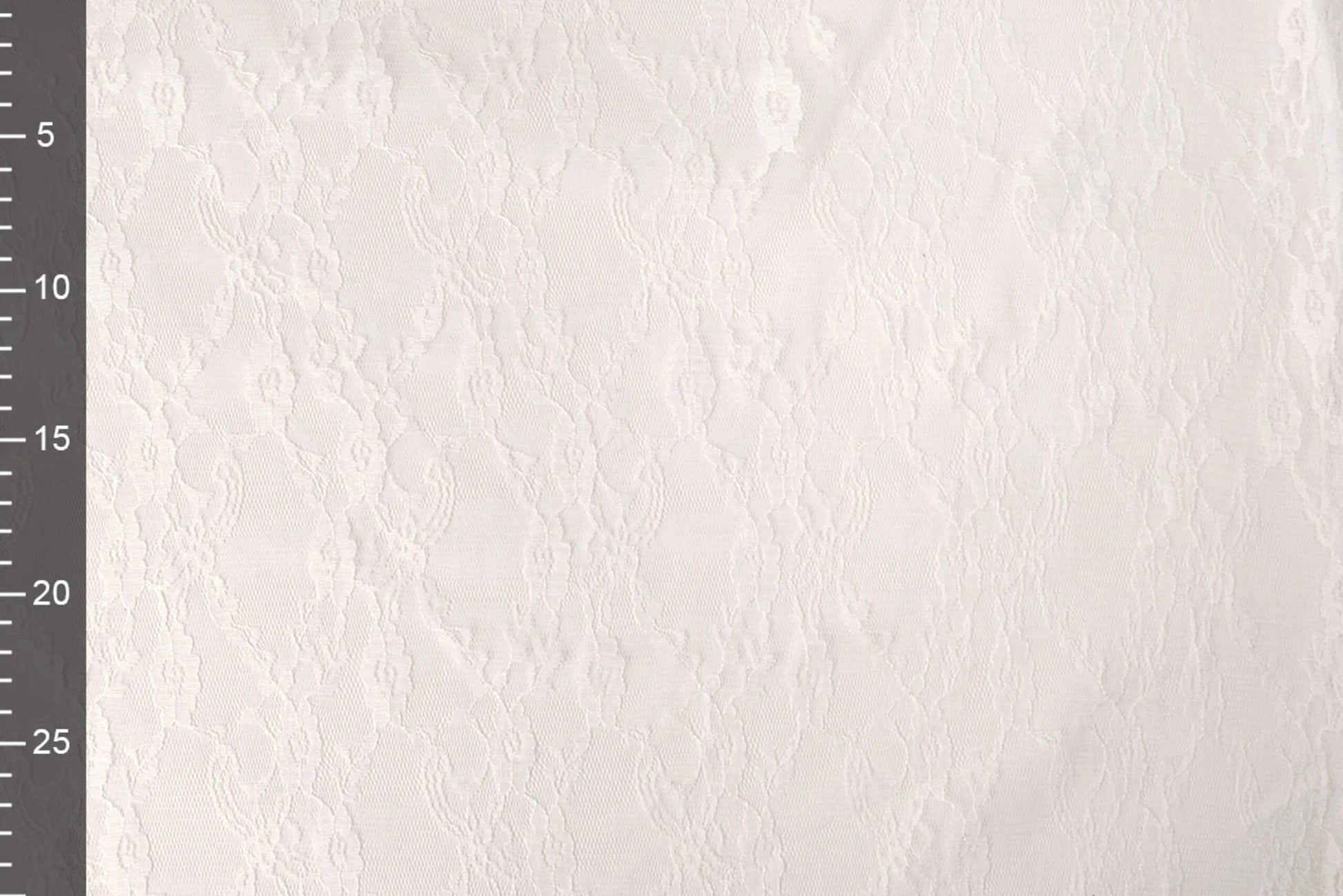 Fine lace fabric - white 50 g/m²
