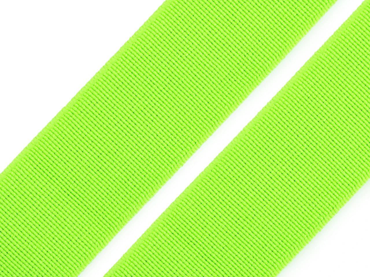 Image of Soft elastic band 25 mm | Elastic band for sewing clothes - bright green – available at Šarlotes audumi