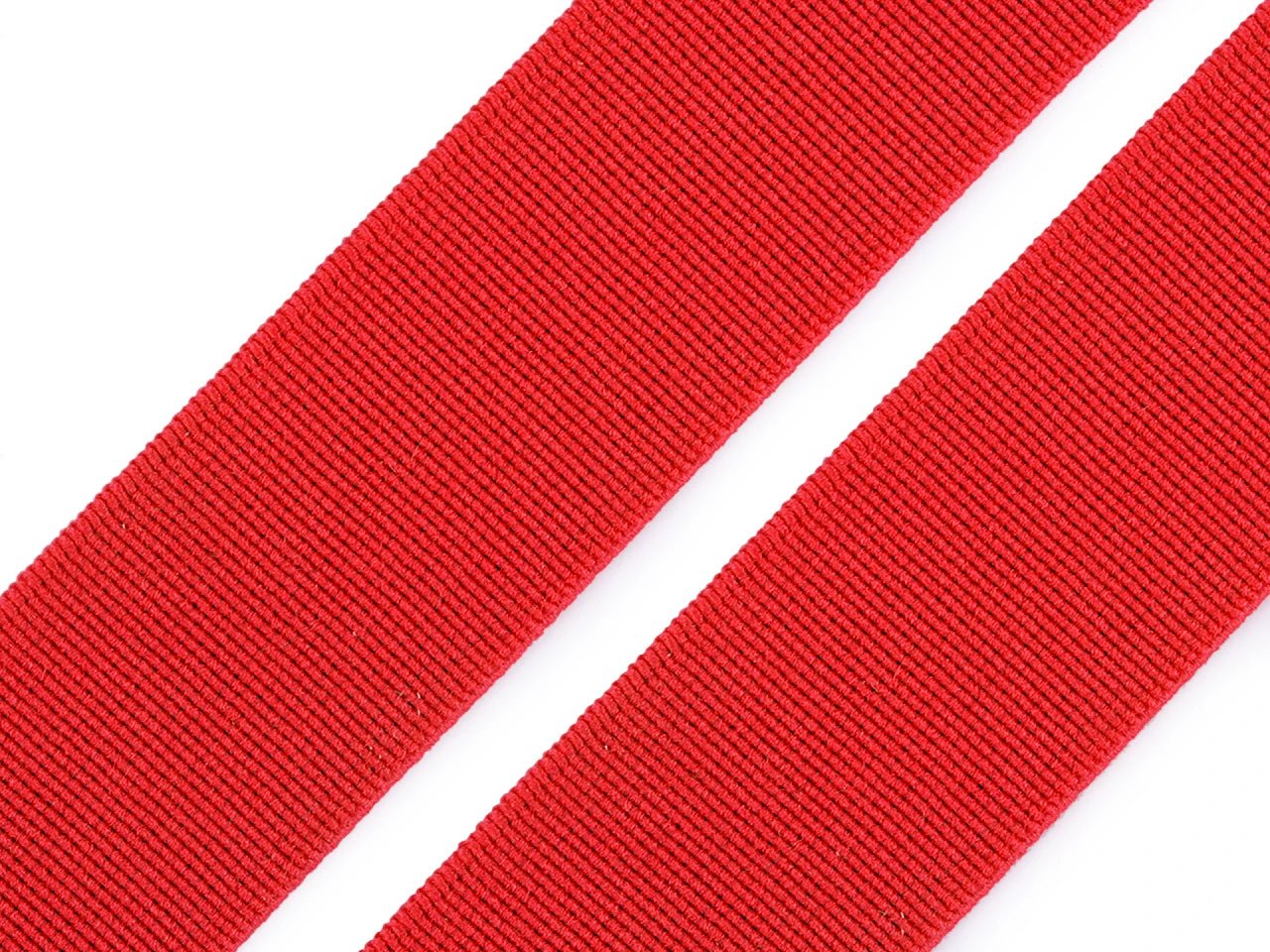 Image with Soft elastic 25 mm | Elastic for sewing clothing - red – available at Šarlotes audumi