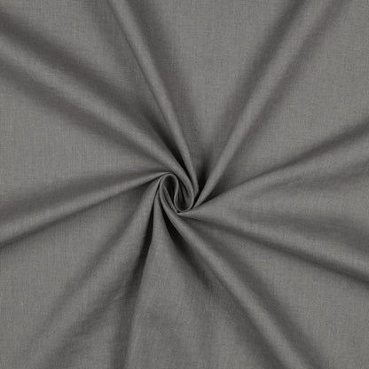 Image with Softened linen fabric - dark grey 170 g/m² – available at Šarlotes audumi
