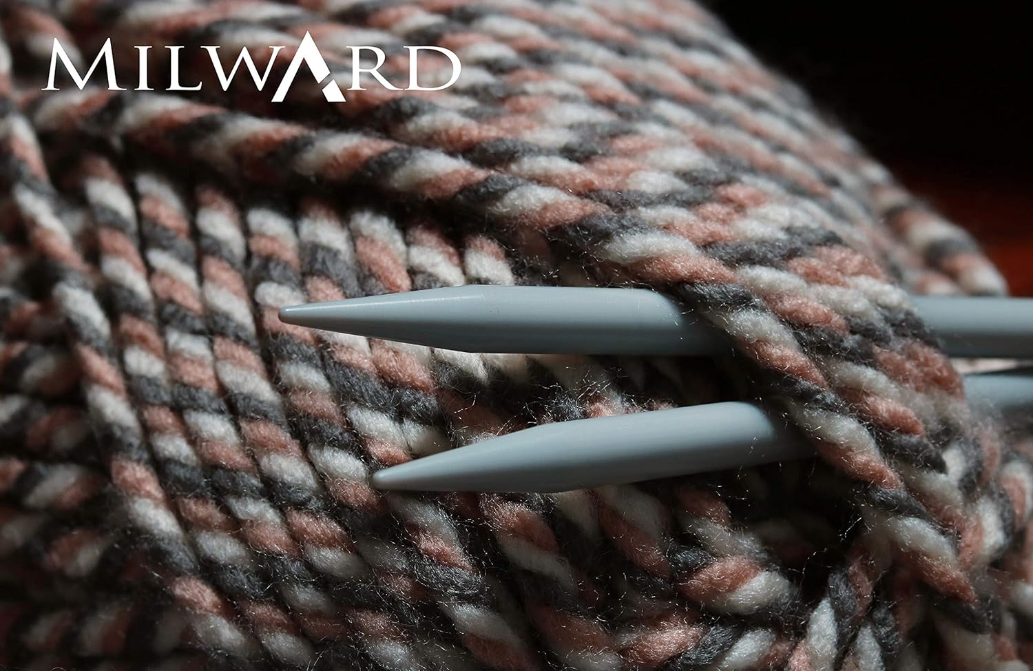 Milward Aluminum Circular Knitting Needles - 5.50 mm x 80 cm