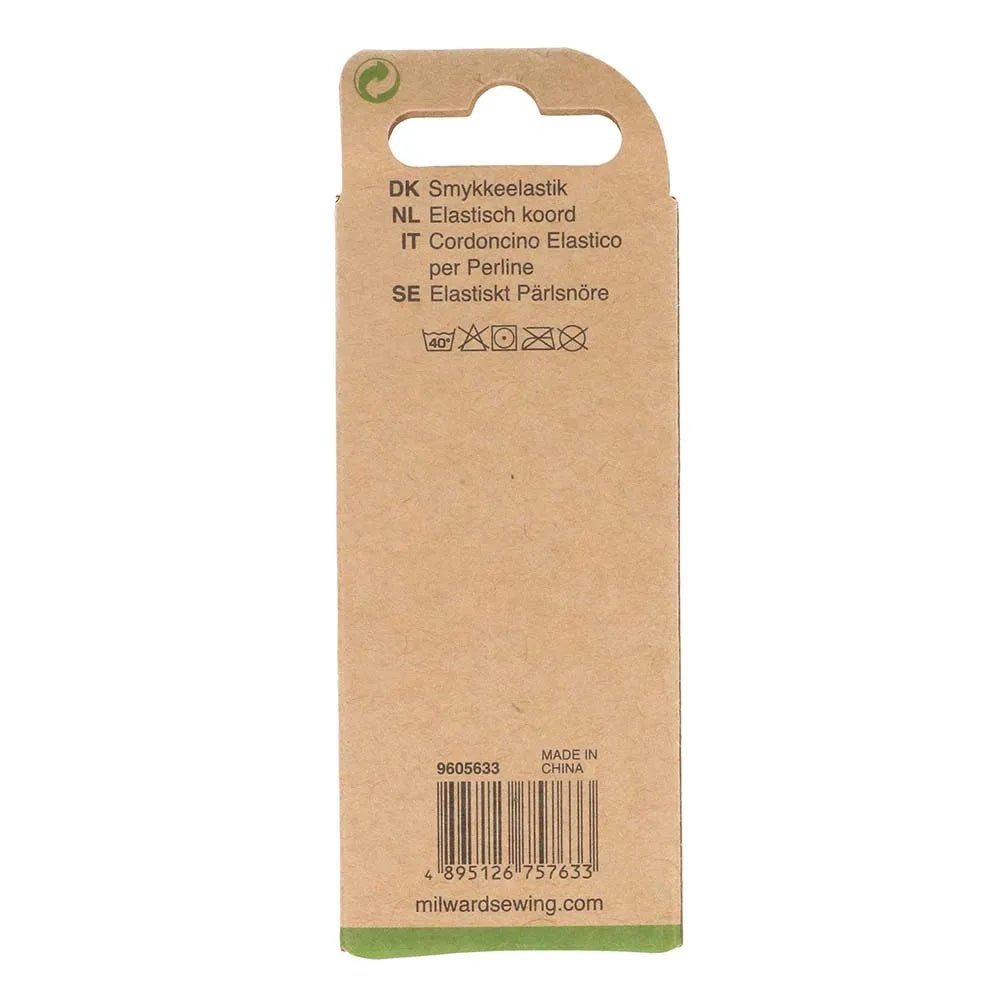 Milward elastic beading cord 1.3 mm 3.6 m - gold-plated