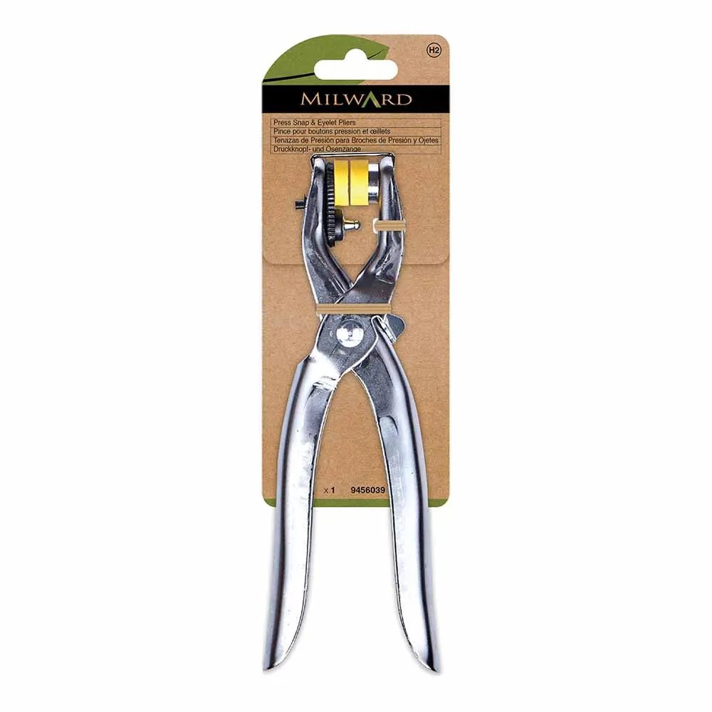 Milward snap fastener and hole punch pliers (9 - 11mm)