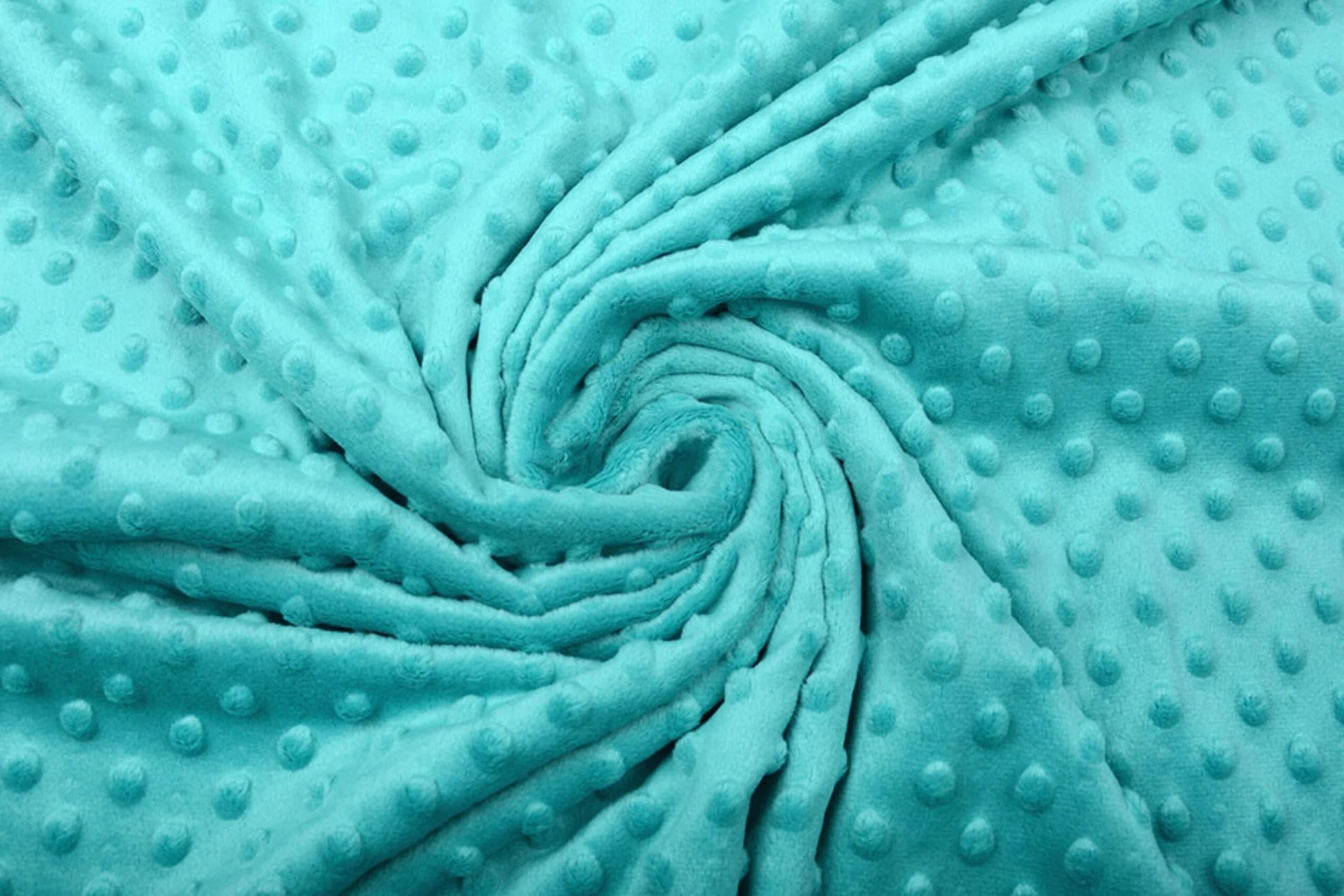 Minky fleece - aqua 260 g/m²