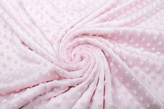 Minky fleece - light pink 260 g/m²