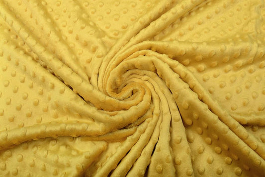 Minky fleece - mustard 260 g/m²