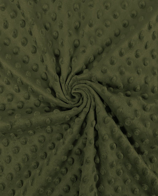 Image of Minky fleece - dark green 260 g/m² – available at Šarlotes audumi