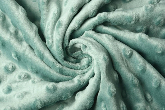 Minky fleece - dark mint shade 260 g/m²