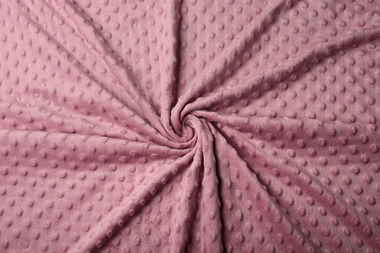 Minky fleece - dusty pink 260 g/m²