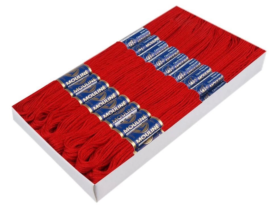 Embroidery floss - bright red 8 m