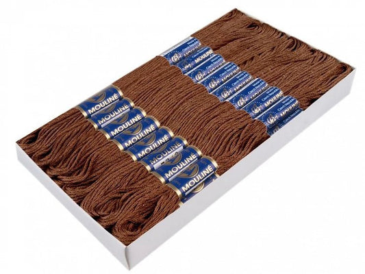 Mouliné thread-dark brown 8 m