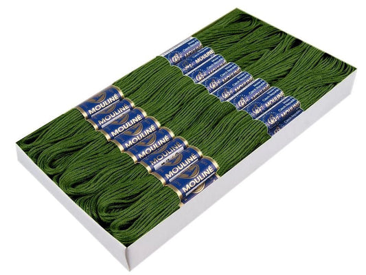 Image of Muliné thread - green 8 m 6692 – available at Šarlotes audumi