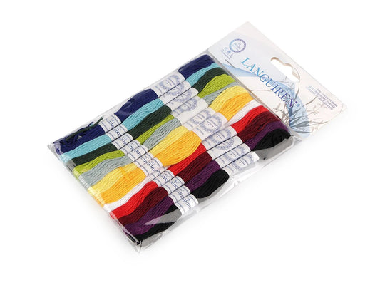 Mouline thread set - white 12 pcs - 3rd color option