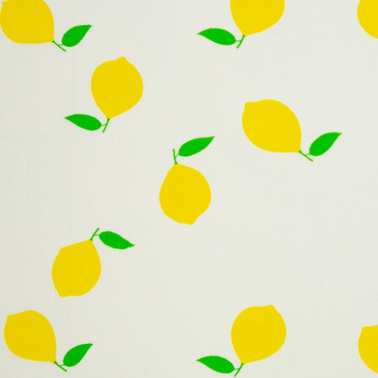 Muslin - lemons 130 g/m²