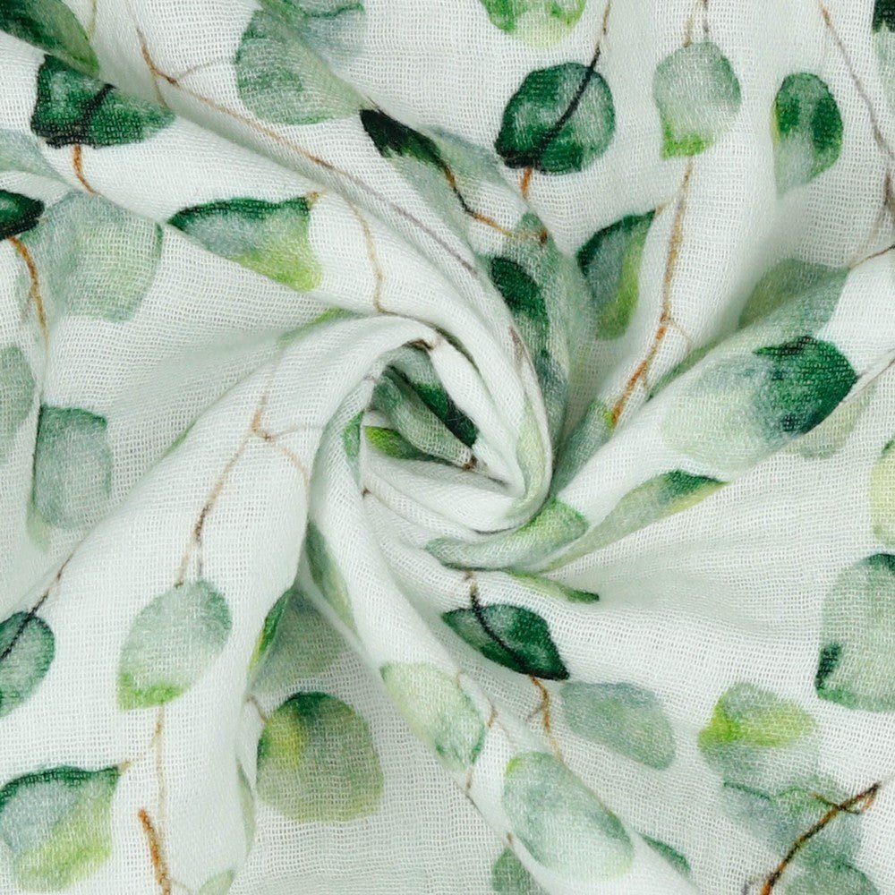 Muslin - eucalyptus 120 g/m²