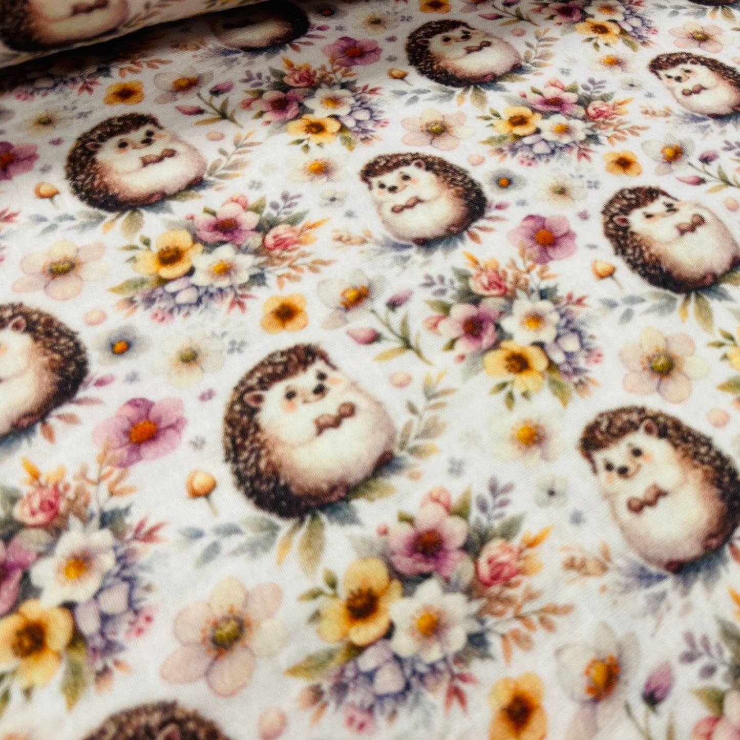 Muslin - hedgehogs 140 g/m²