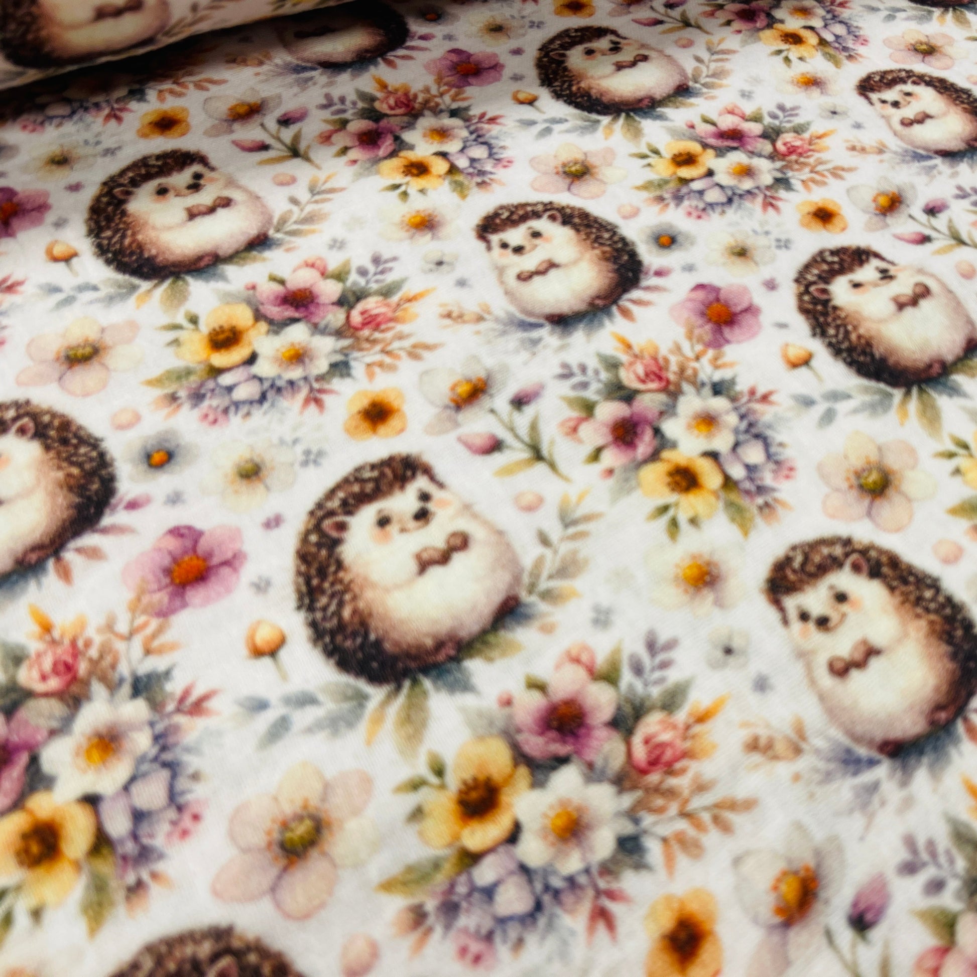 Muslin - hedgehogs 140 g/m²