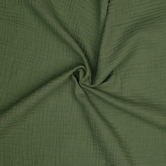 muslin khaki green 125 g/m²
