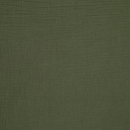Muslin khaki green 125 g/m²