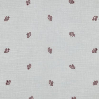 Image with Muslin - embroidered flowers 130 g/m² – available at Šarlotes audumi