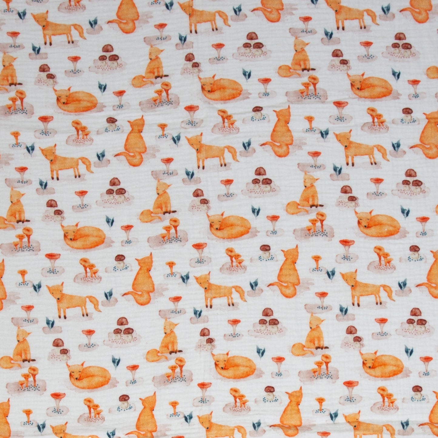 Image of Muslin - fox 130 g/m² – available at Šarlotes audumi
