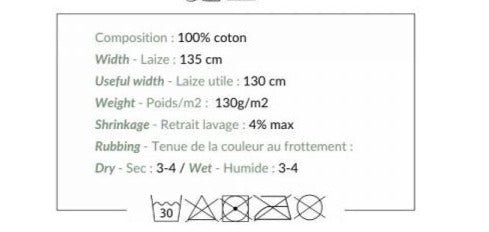 Muslin - leopard print 125 g/m²
