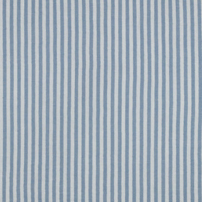 Image of Muslin - blue stripes 120 g/m² – available at Šarlotes audumi