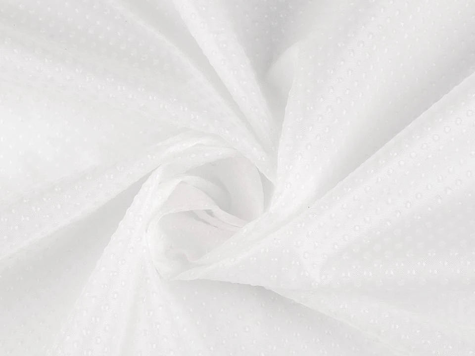 Non-slip fabric with rubber dots - black or white 95 g/m²
