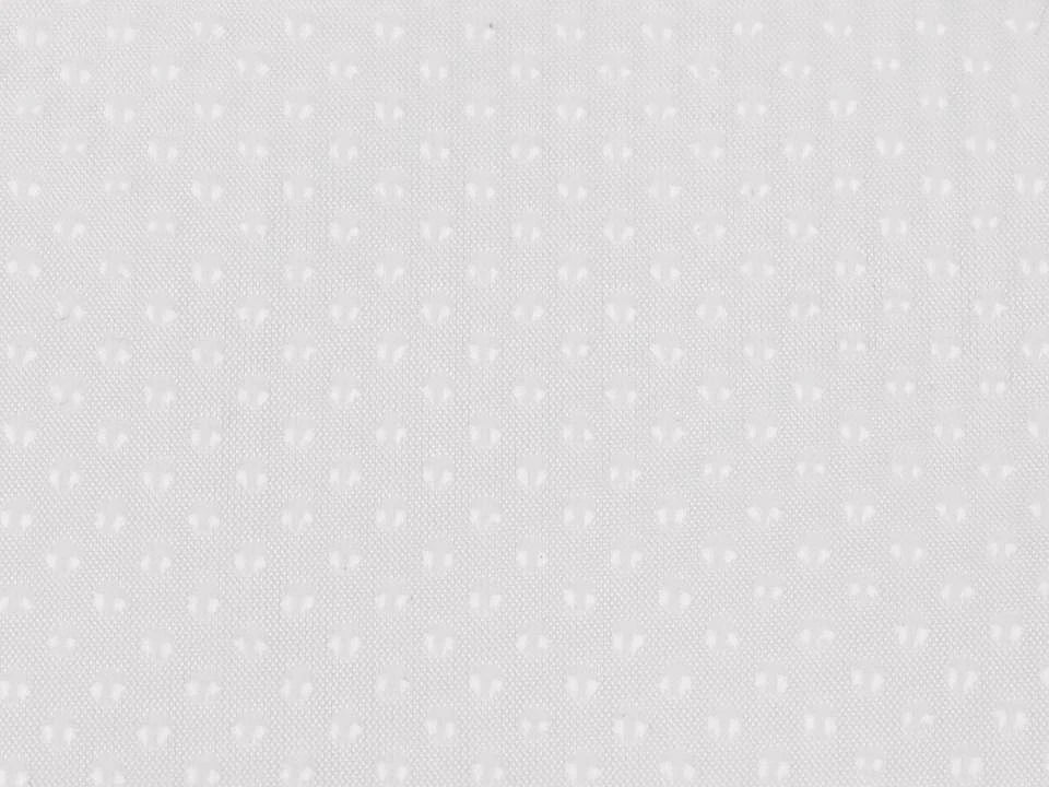 Non-slip fabric with rubber dots - black or white 95 g/m²