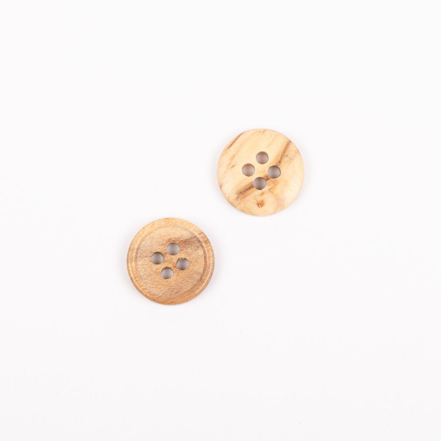 Guziki z drewna oliwnego 15 mm