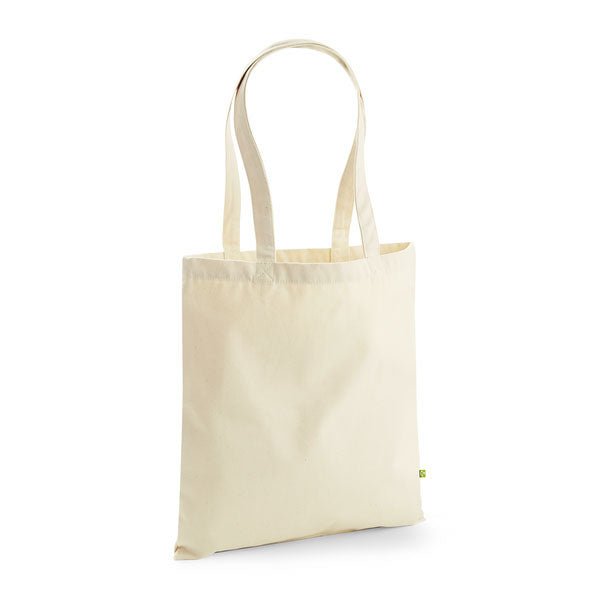 Attēls ar Organiskās kokvilnas auduma maisiņš 38 × 42 cm 260 g/m² – pieejams Šarlotes audumi